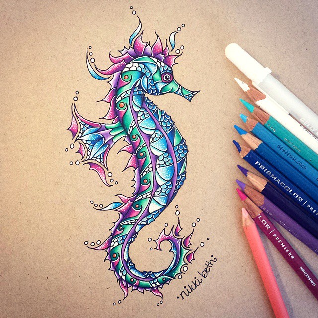 640x640 I Finished My Weird Little Seahorse And I Think It Looks Pretty