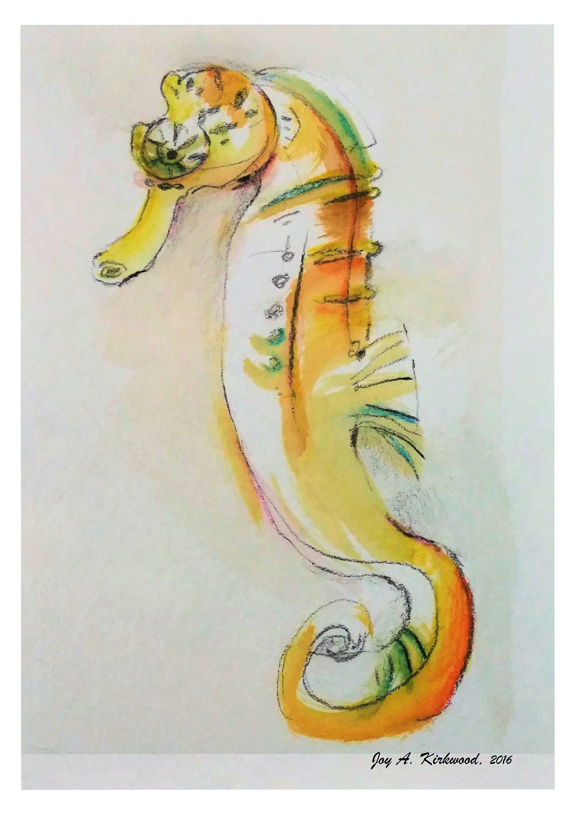 1941x2773 Seahorses Art By Joy A. Kirkwood