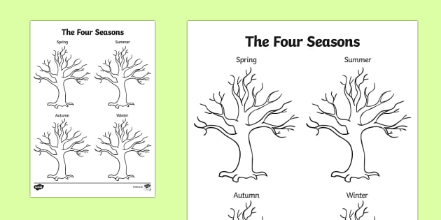 630x315 Four Seasons Tree Drawing Template