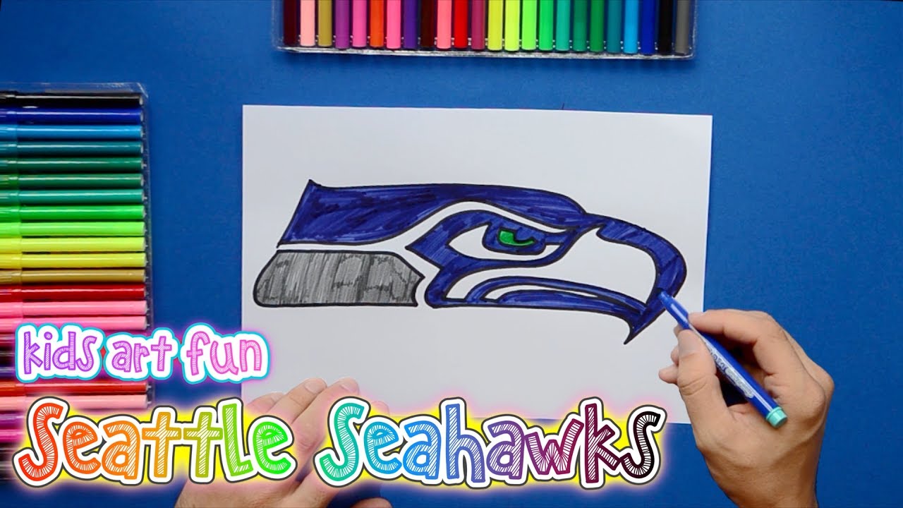 1280x720 How To Draw And Color The Seattle Seahawks Logo