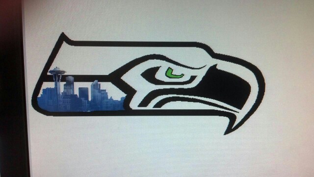 640x361 Seahawk Tattoo My Daughter Drew For Is To Get Together! Tattoos