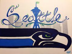 236x177 Ink Drawing Seahawk Logo