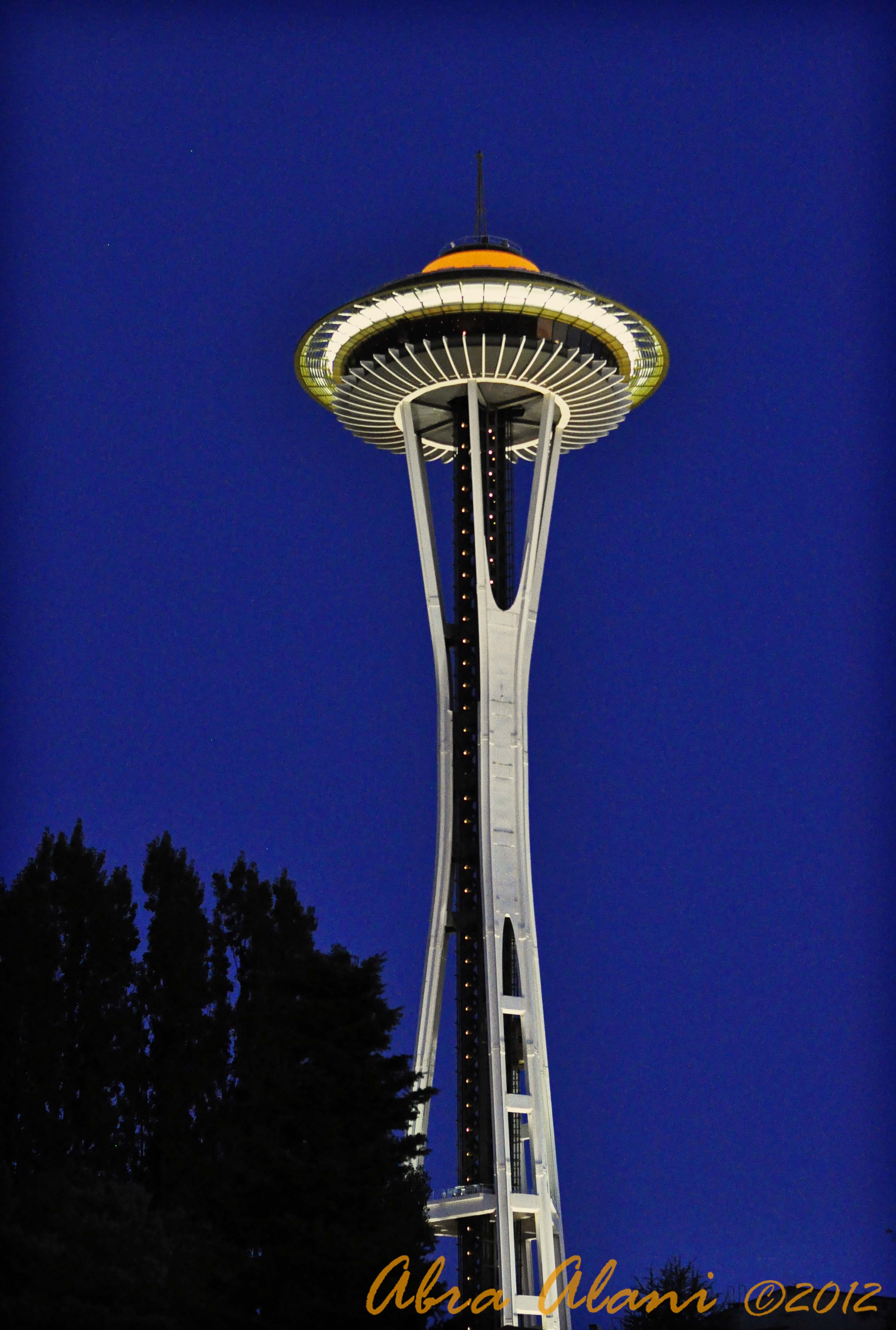 Seattle Space Needle Drawing at GetDrawings | Free download