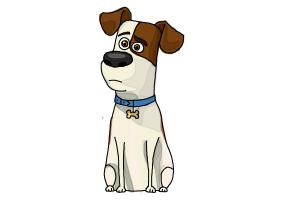 300x200 How To Draw Max From The Secret Of Pets