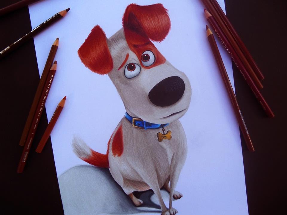 960x720 The Secret Life Of Pets Max Speed Drawing