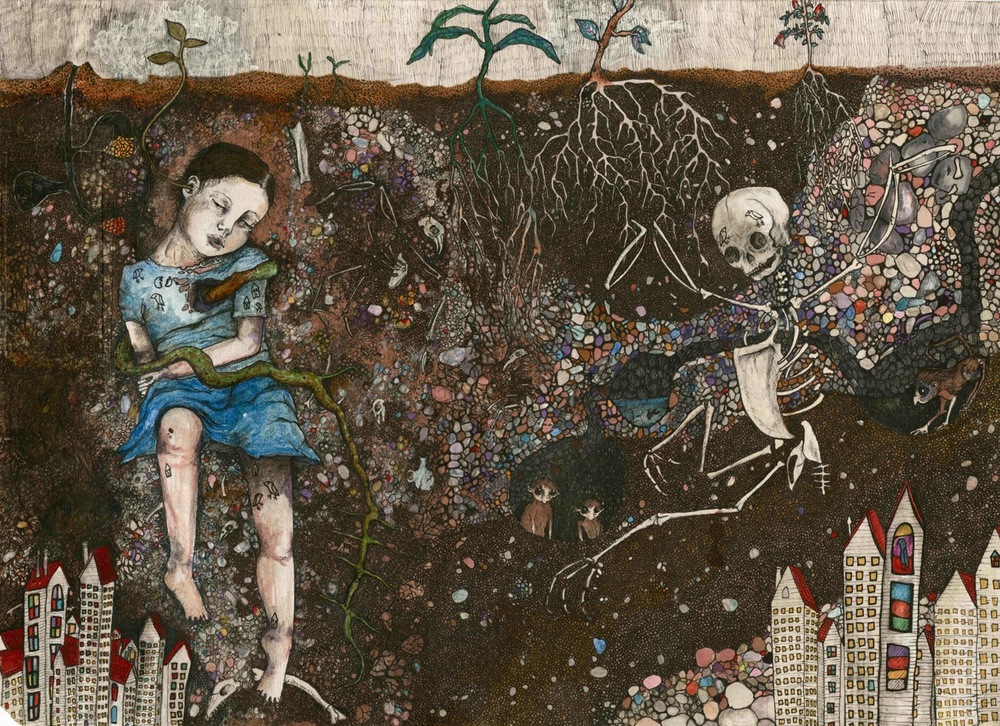 1000x726 Seedling Drawing Series Faith Eliott