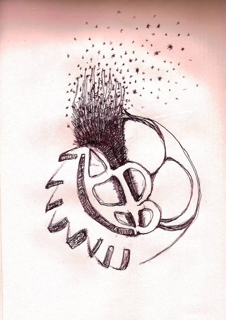 770x1089 Saatchi Art Seeds Drawing By Pati Starzykowski