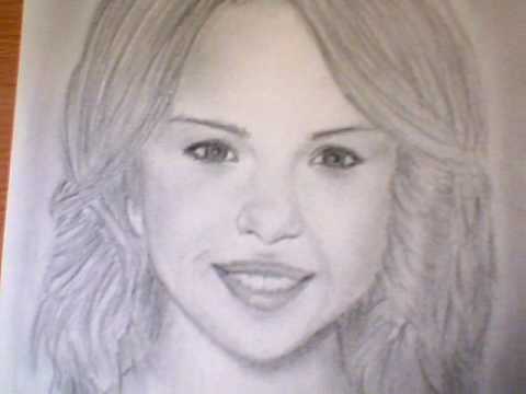 480x360 My Selena Gomez Drawing (Better Picture)