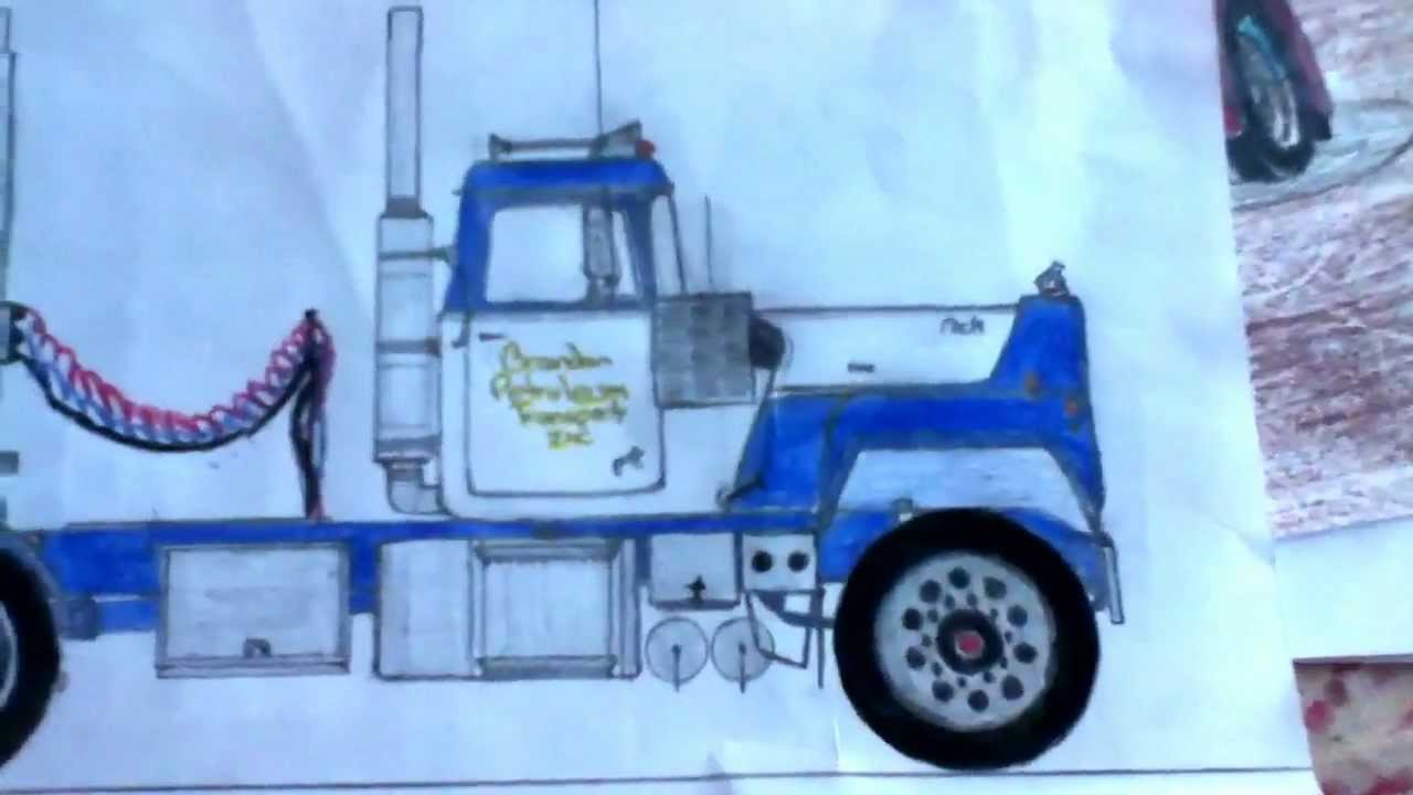 1280x720 Awesome Truck Drawings