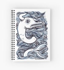 210x230 Serpent Drawing Spiral Notebooks Redbubble