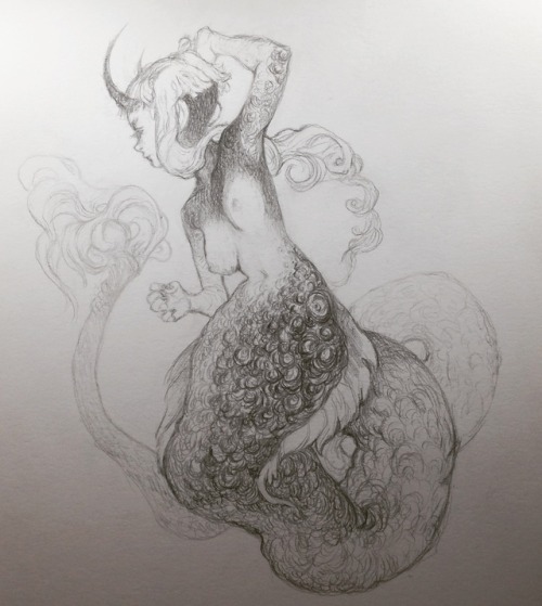 500x559 Serpent Drawing Tumblr