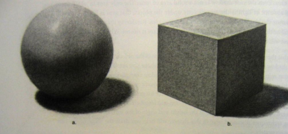 1005x468 Sphere And Cube In Chiaroscuro Shaded Drawing Arty Antics