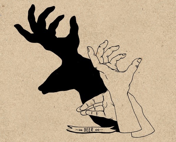 598x484 Art Now And Then Shadow Art