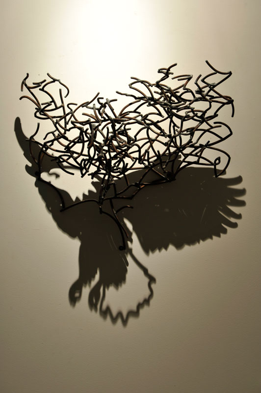 532x800 Incredible Shadow Drawings Appear Through Mangled Wires Shadow