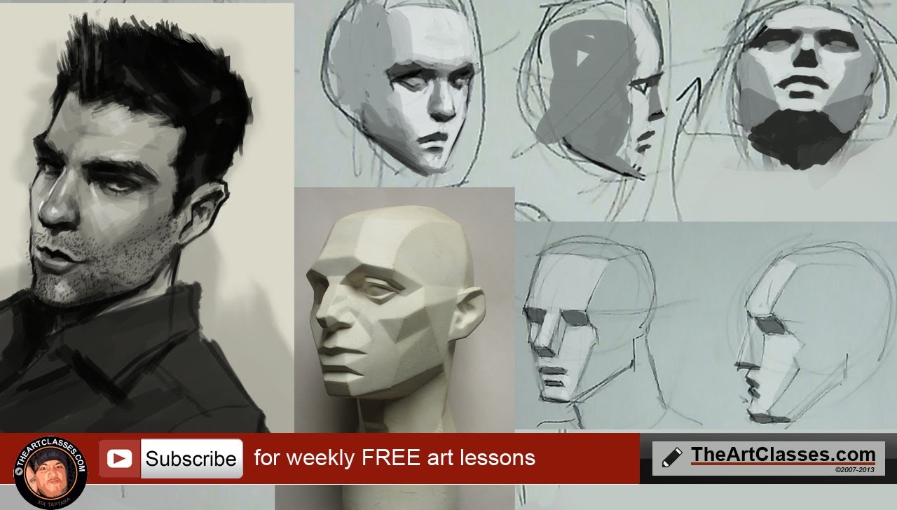 1280x728 How To Shade The Face Using The Planes To Show Where Shading