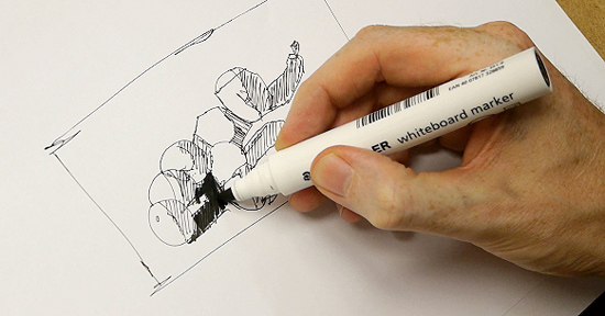 550x288 How To Shade With A Pencil Step By Step Drawing Demonstration
