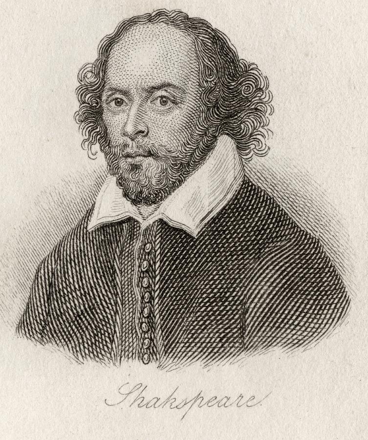753x900 William Shakespeare, 1564 1616. English Drawing By Vintage Design Pics