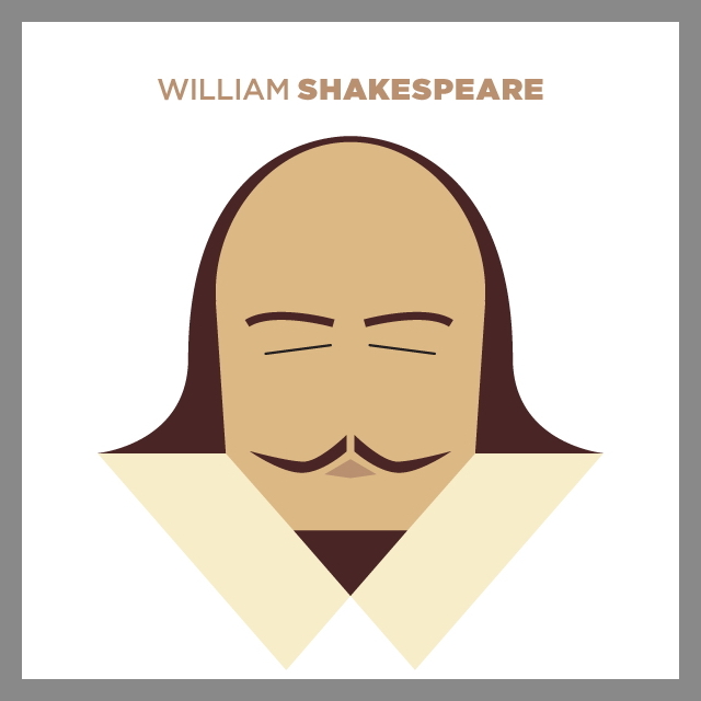 640x640 William Shakespeare (Caricature) Dunway Enterprises
