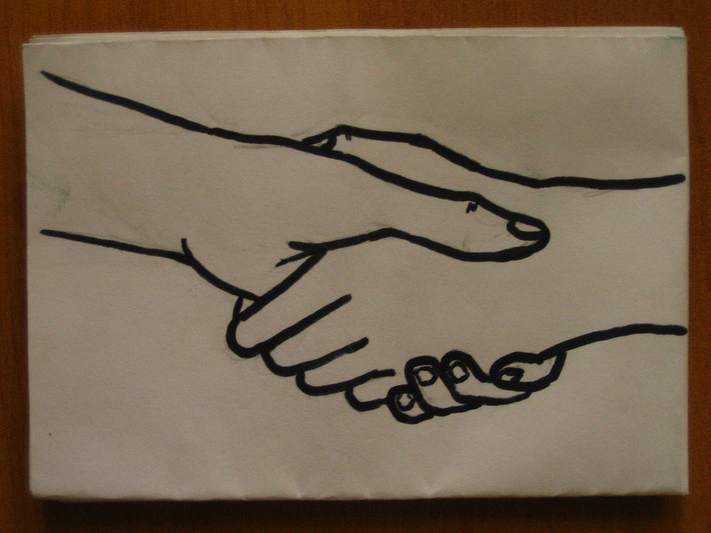 1024x768 Shaking Hands This Is A Picture I Drew. Due To Popular