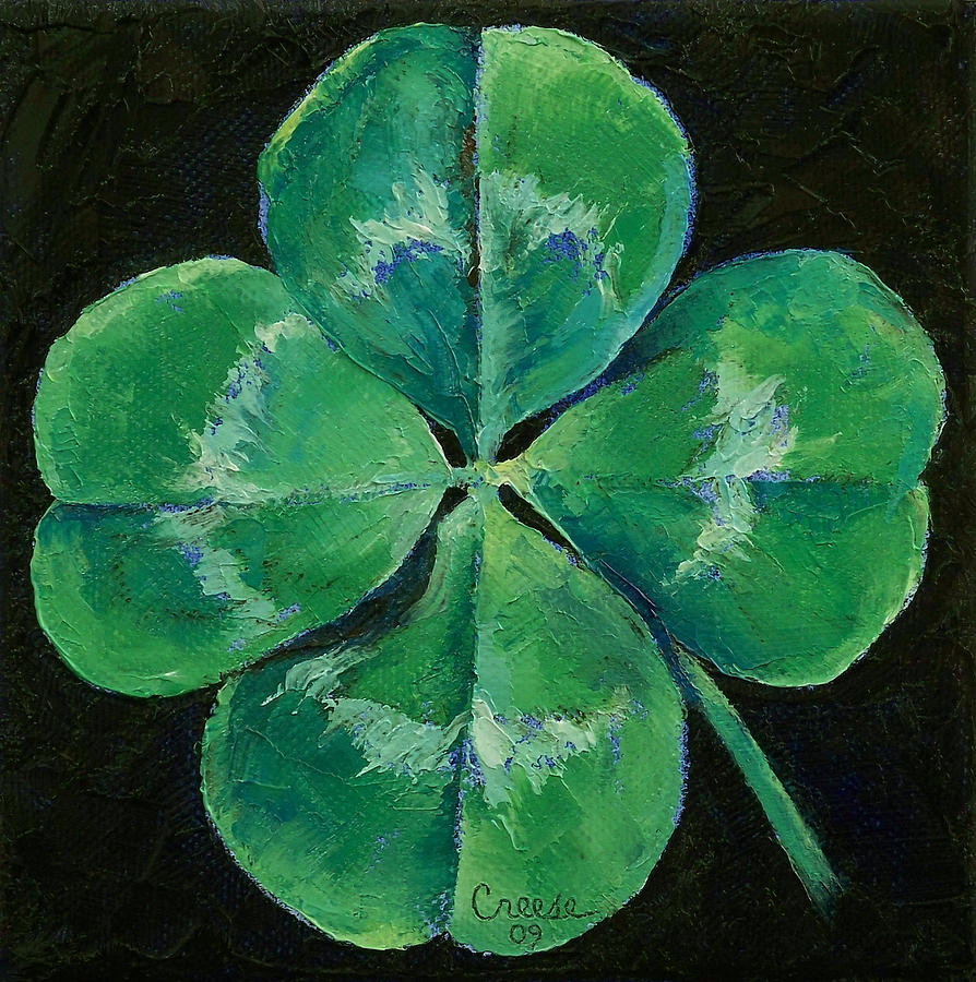 894x900 Shamrock Painting By Michael Creese