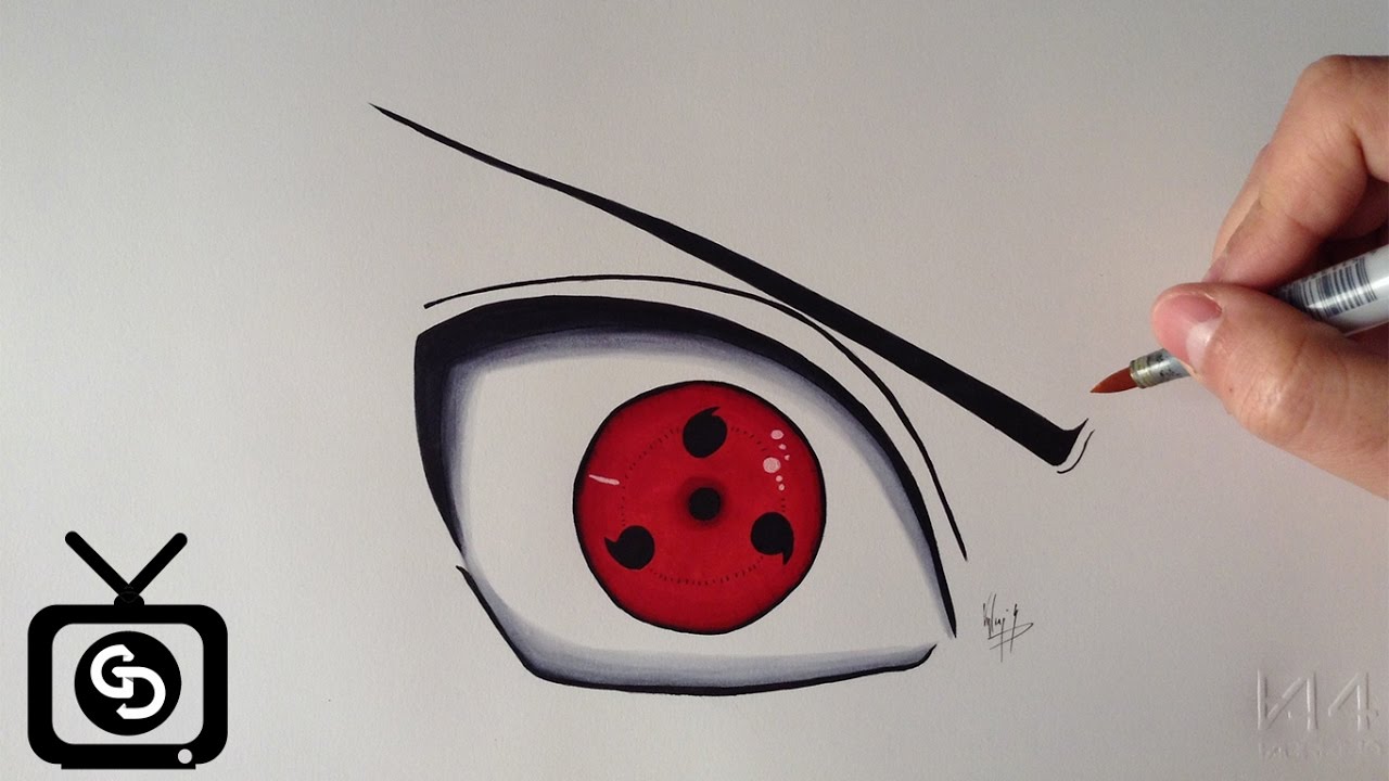 1280x720 How To Draw The Sharingan Eye