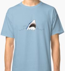 210x230 Shark Bite Drawing T Shirts Redbubble