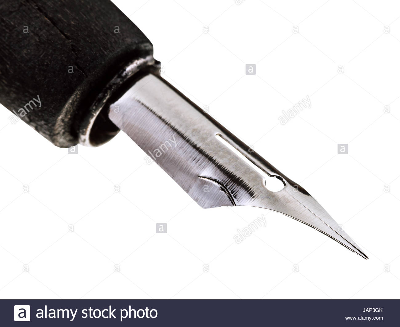 1300x1065 Steel Sharp Nib Of Drawing Pen Close Up Isolated On White