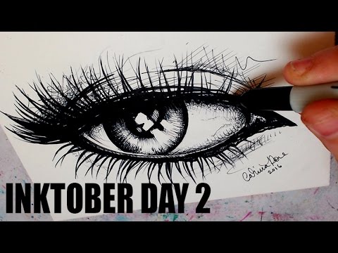 480x360 Drawing An Eye With Sharpie Pens And Markers Inktober Challenge