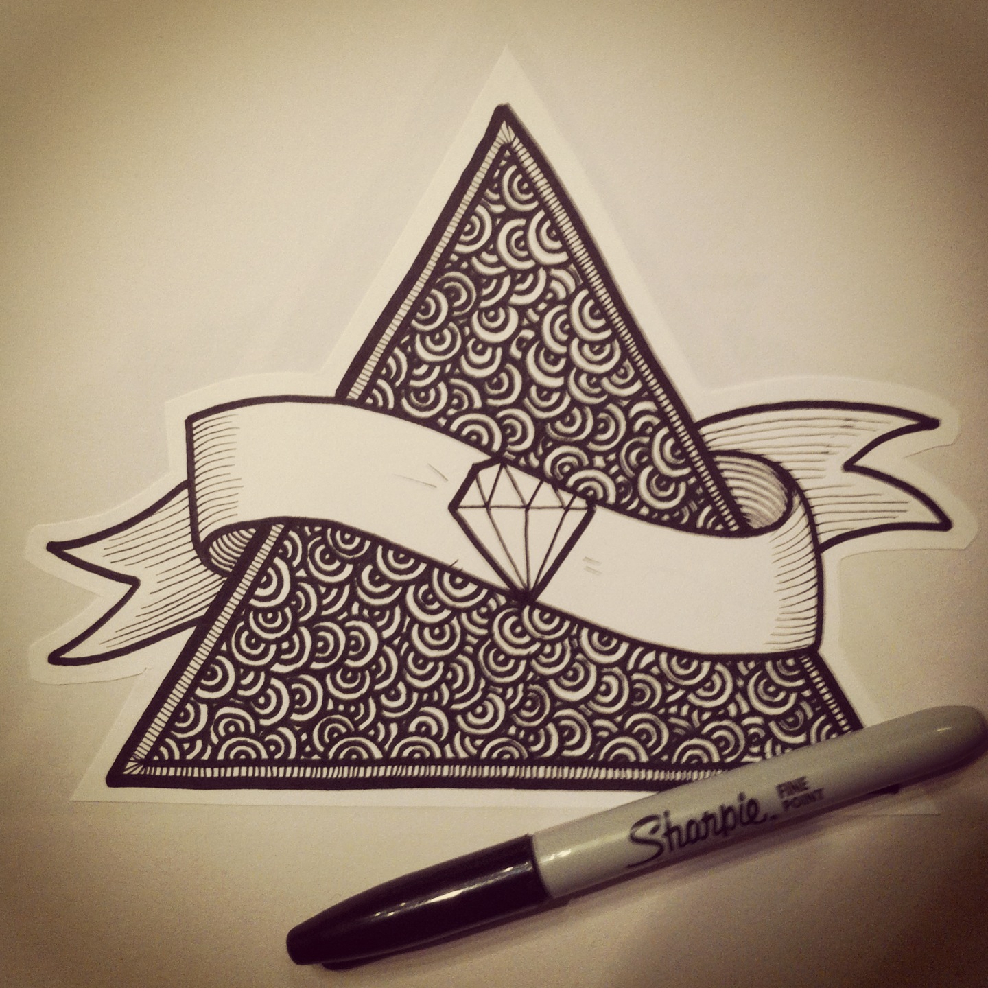 1440x1440 Sharpie Pen Illustration Designs Mattie Brass