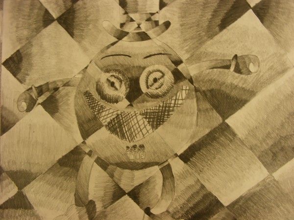 600x450 Shattered Value Drawing. By Anthony Lofton (Click To View More