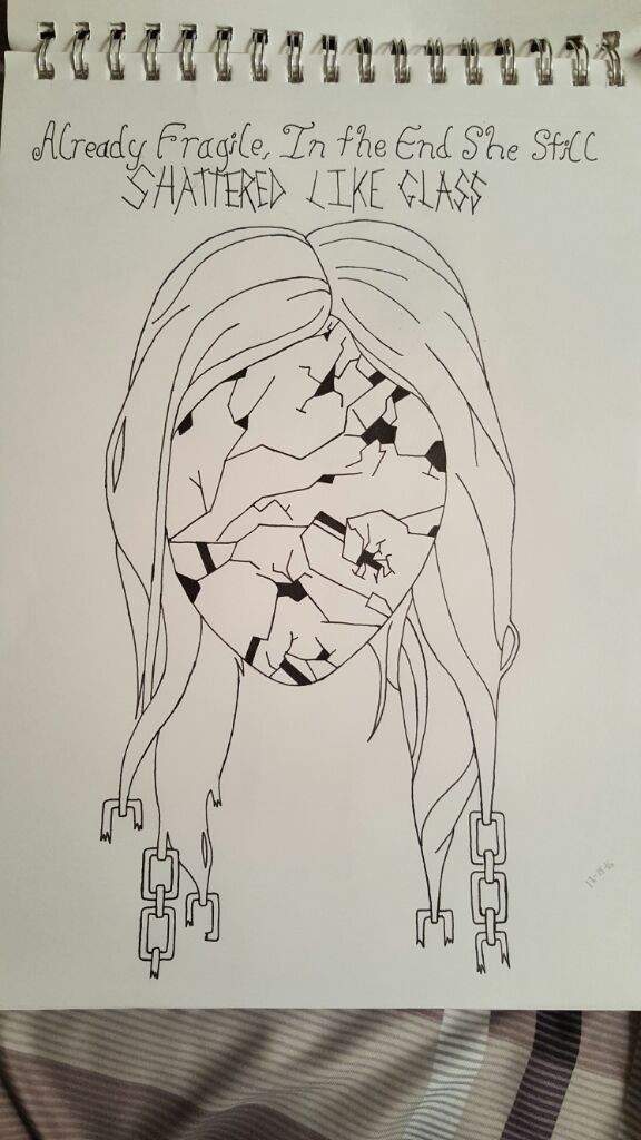 576x1024 She Shattered Like Glass (Drawing) Anime Amino