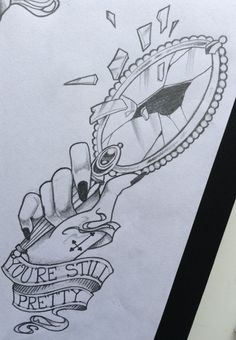 236x340 Broken Glass Drawing