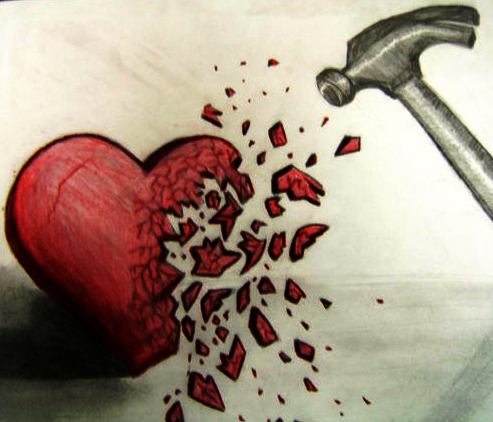 493x422 Broken Heart By ~fastreflex Shared By Darkblood