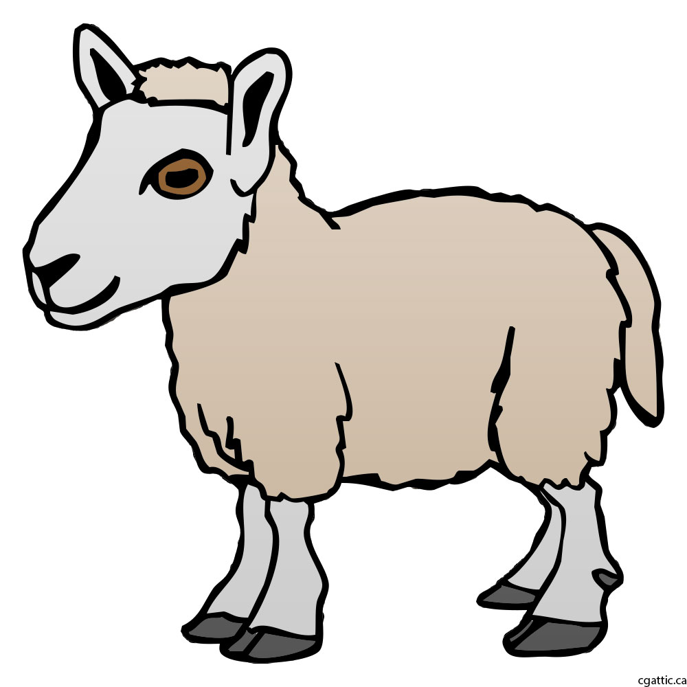 1000x1000 Sheep Cartoon Drawing In 4 Steps With Photoshop