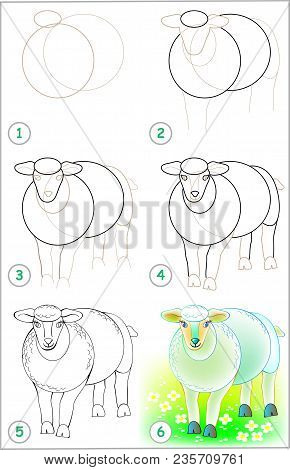 290x470 Page Shows How Learn Step By Step Vector Amp Photo Bigstock