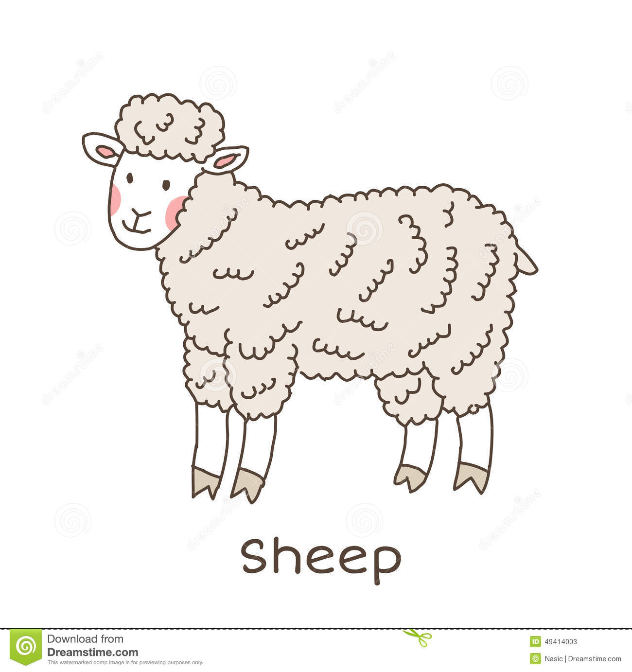 1300x1382 Drawing Of A Sheep Sheep Drawing Free Download Clip Art Free