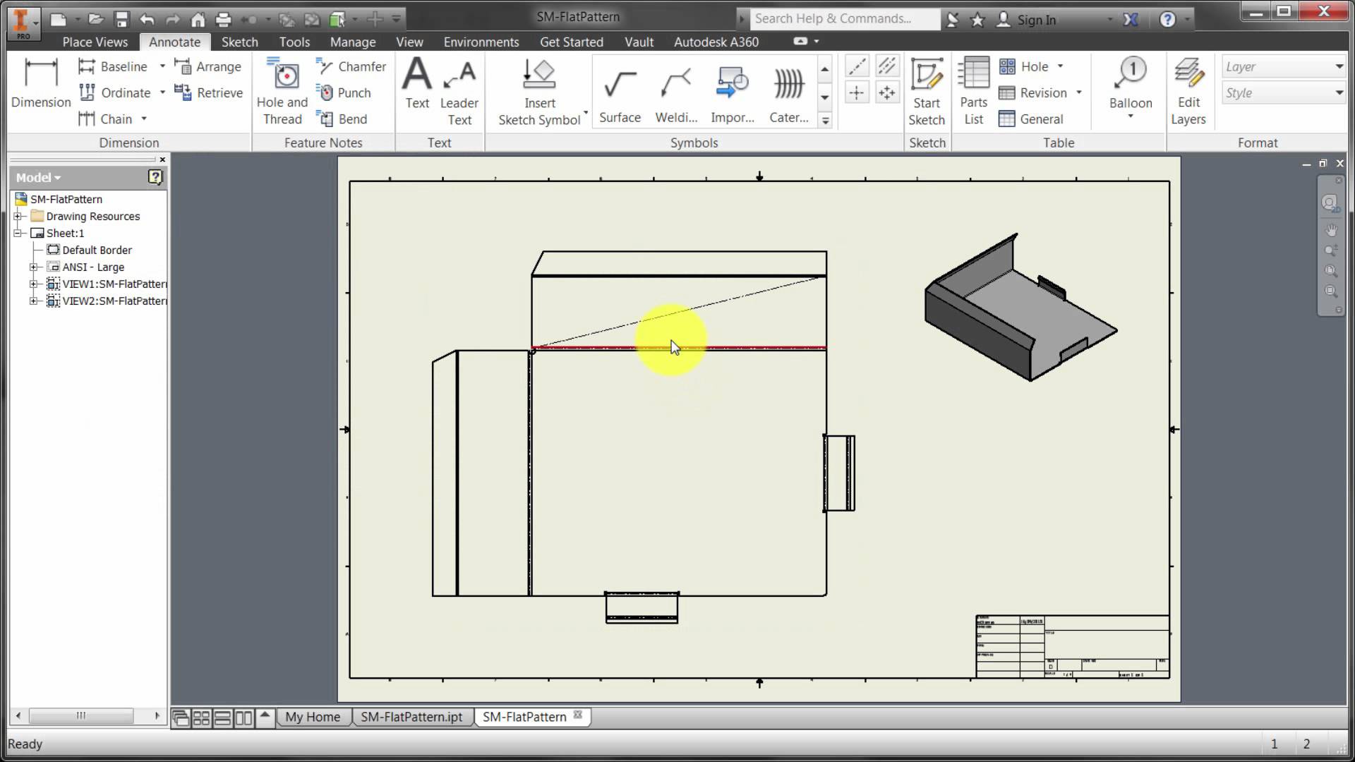 1920x1080 Inventor Sheet Metal Drawings