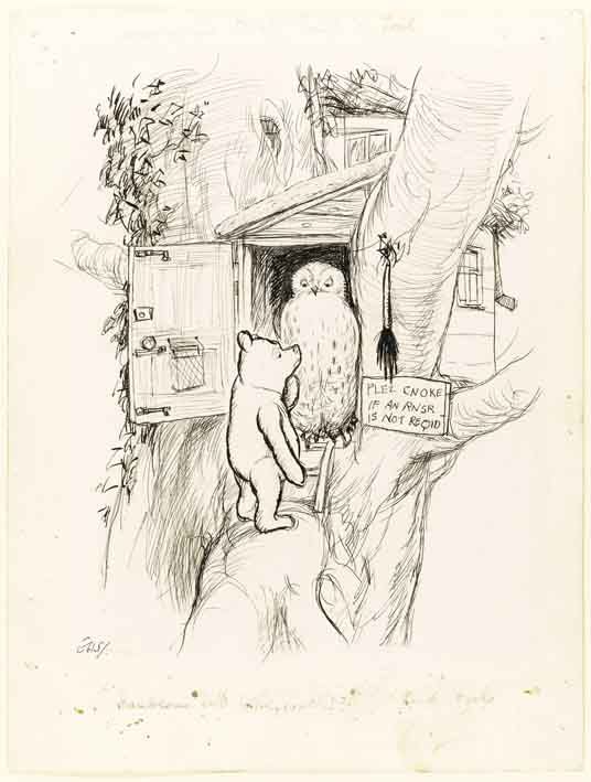 536x709 E.h. Shepard Drawings The Michael Winner Sale