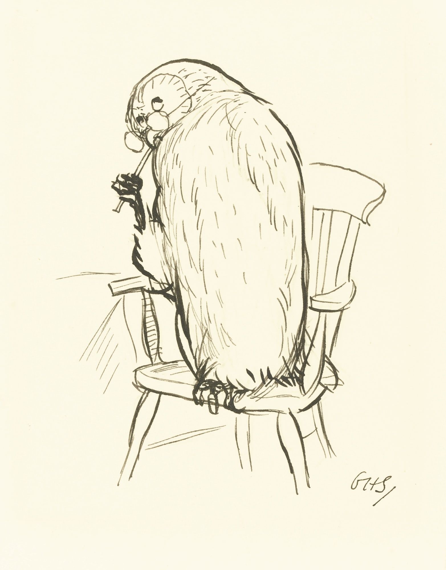 1565x2000 Shepard, E.h. Pooh, Eeyore And Owl, Three Drawings Comprising I