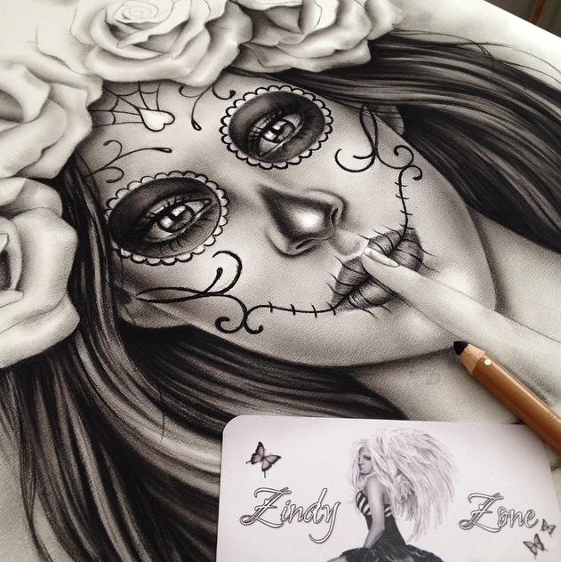 631x632 Day Of The Dead Shh