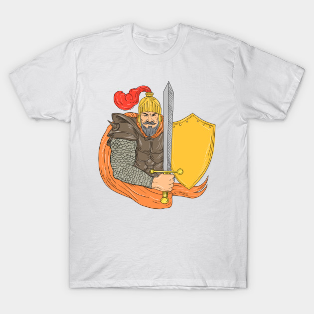 630x630 Old Knight Sword Shield Drawing