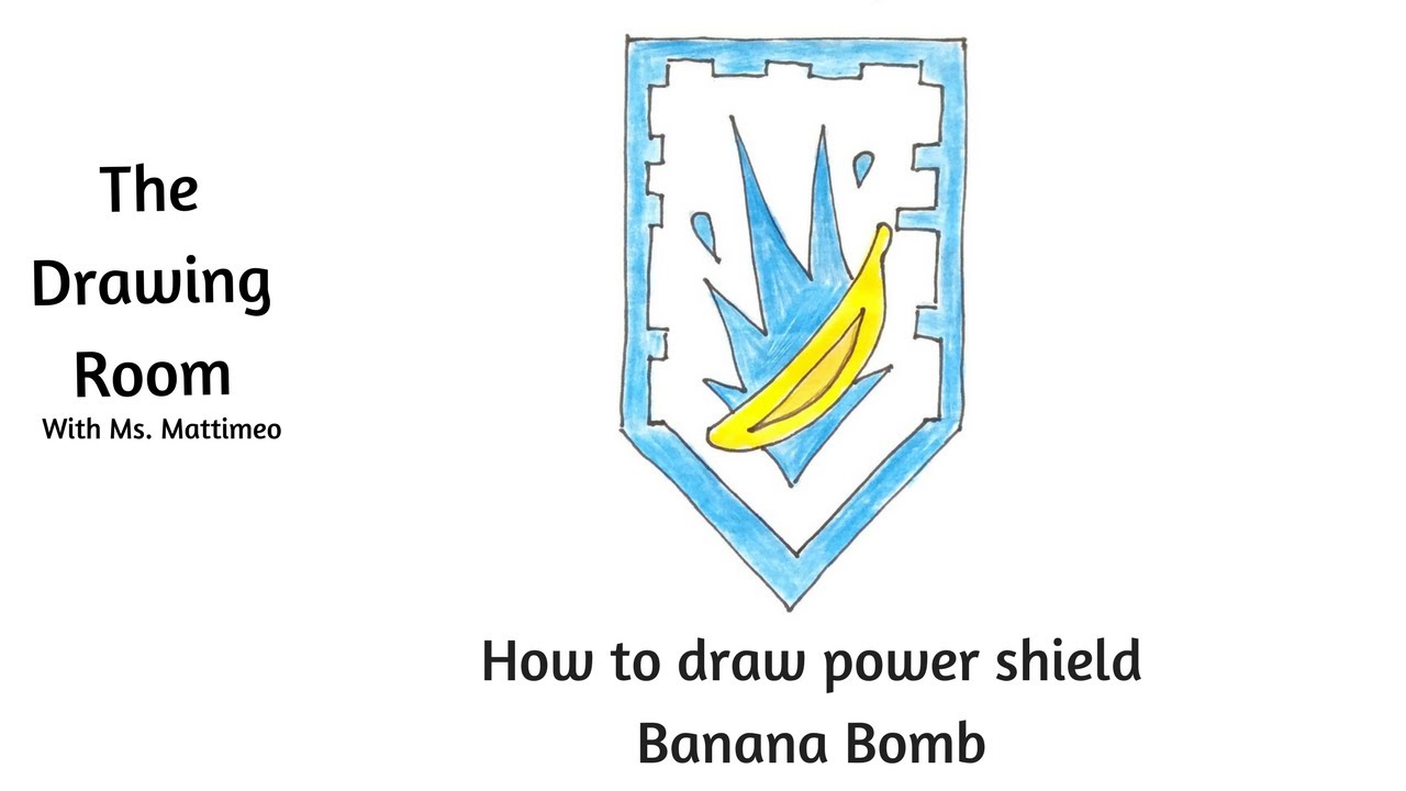 1280x720 How To Draw A Nexo Knight Power Shield