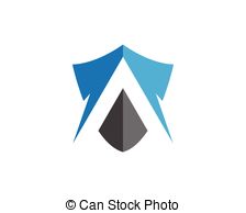 224x194 Shield Symbol Logo Template Vector Illustration Vectors