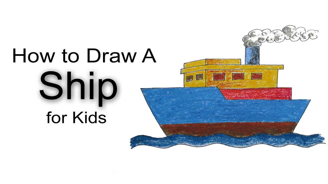 1280x720 How To Draw A Ship For Kids