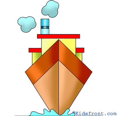 400x394 How To Draw Ship, How To Draw For Kids, How To Draw Step By Step Ship
