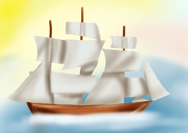 800x568 Learn How To Draw A Ship For Kids (Boats And Ships) Step By Step