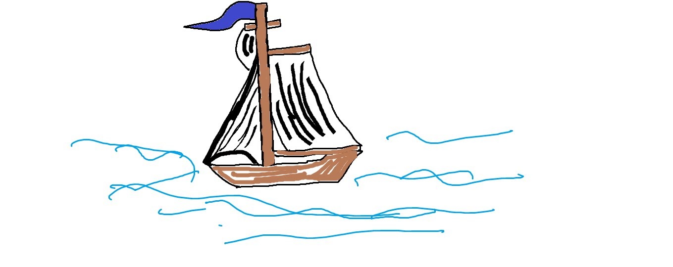 1359x540 Sailboat Drawing For Kids Collection