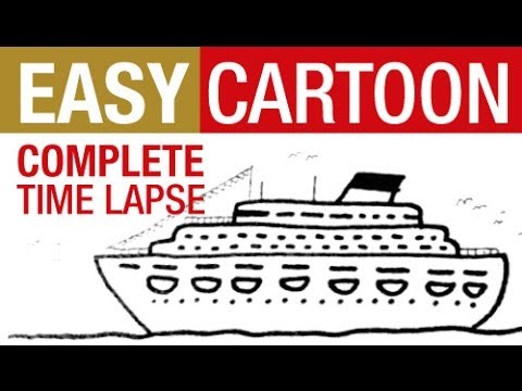 480x360 Drawing A Cartoon Cruise Ship