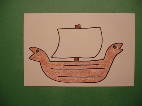 480x360 Let's Draw A Viking Ship!