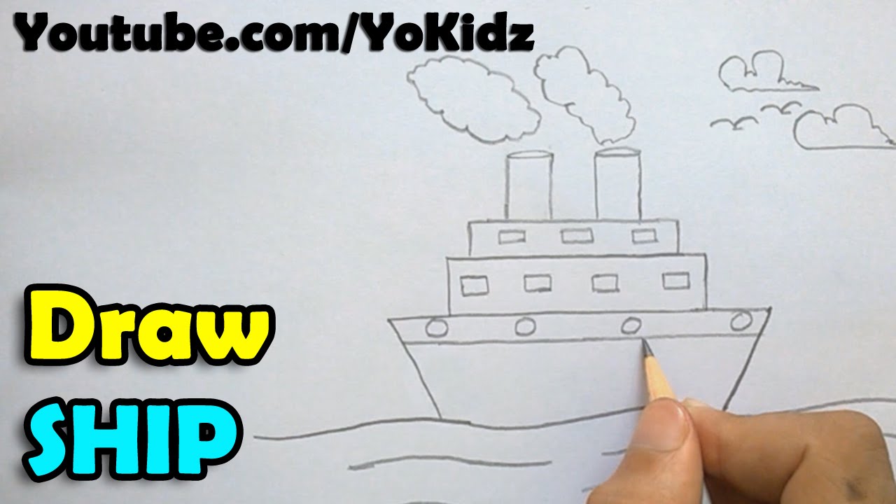 1280x720 How To Draw A Ship